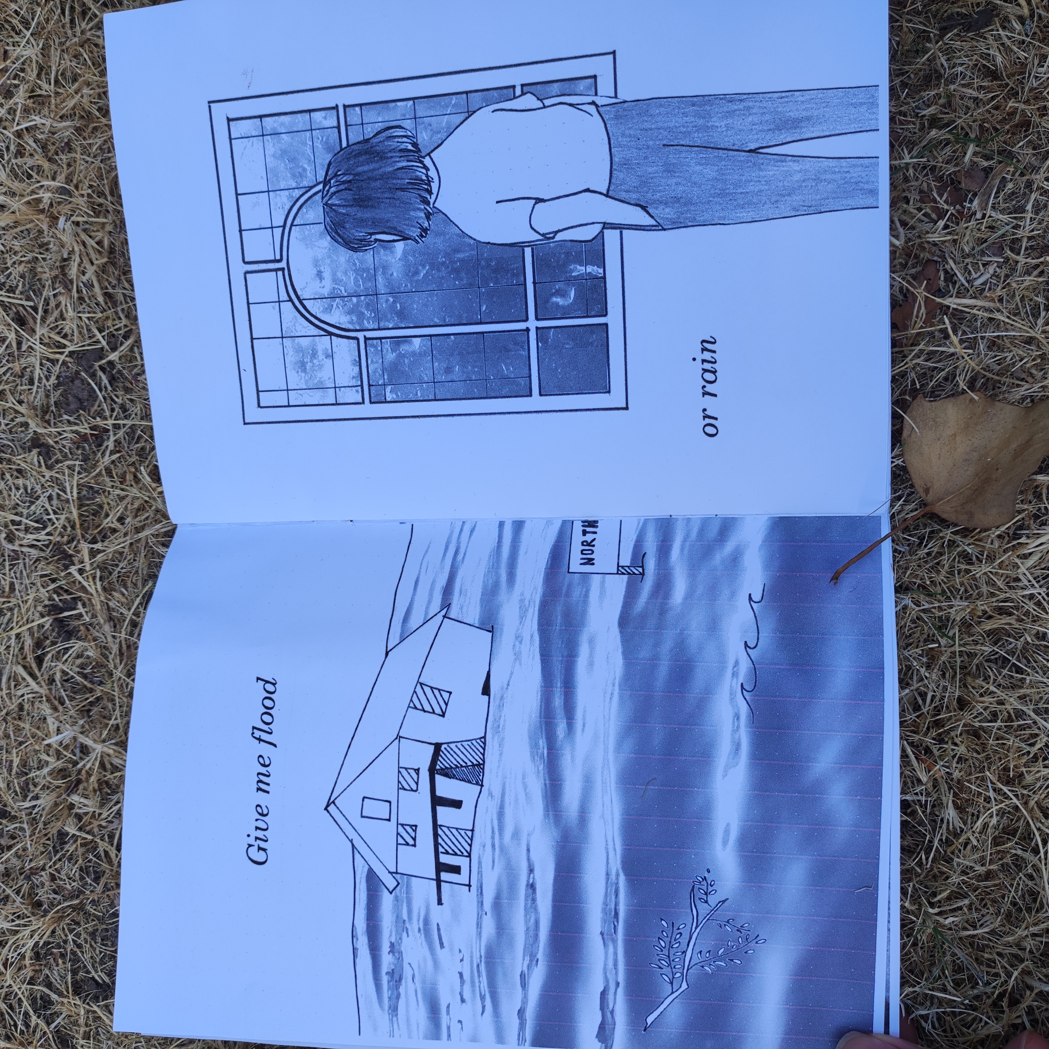 A Poem My Father Wrote - Zine Inside Spread 2