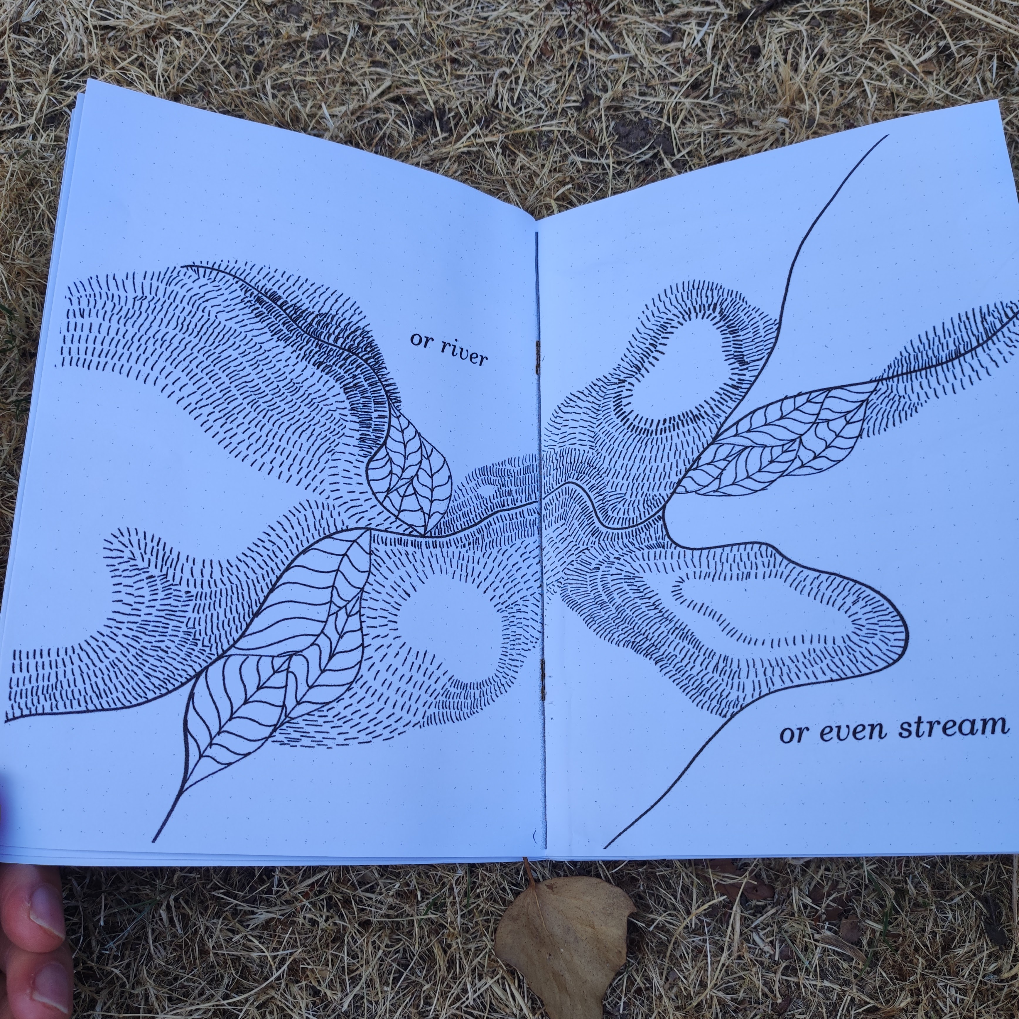 A Poem My Father Wrote - Zine Inside Spread 3